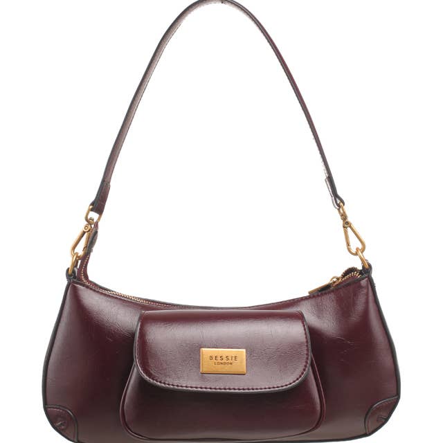 Bessie London - Wholesale Shoulder Bag - Women's - CLASSIC BESSIE BAGUETTE BAG1