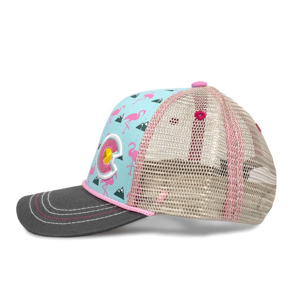 YoColorado - Wholesale Kids Hat - Kids - Hat - Kids' Colorado Flamingo Curve Bill3