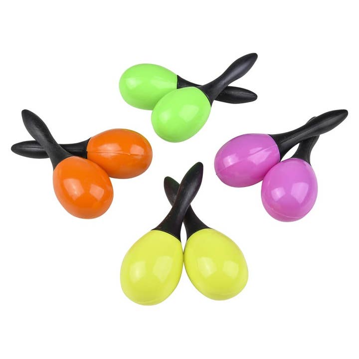 La Luna Bella - Toys - Wholesale Classic Toy - Kids - Two Tone Maraca 5.25in Asmt - LLB Toys