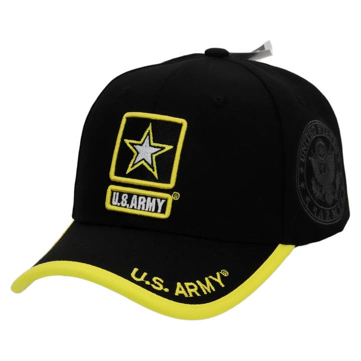 Cap Zone – wholesale Baseballkeps - Unisex – U.S. ARMY Star Logo Licensierad Basebollkeps