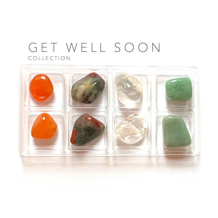 Get Well Soon - Rox Box - Crystals and Stones gift set kit for wholesale by Crystal Grids