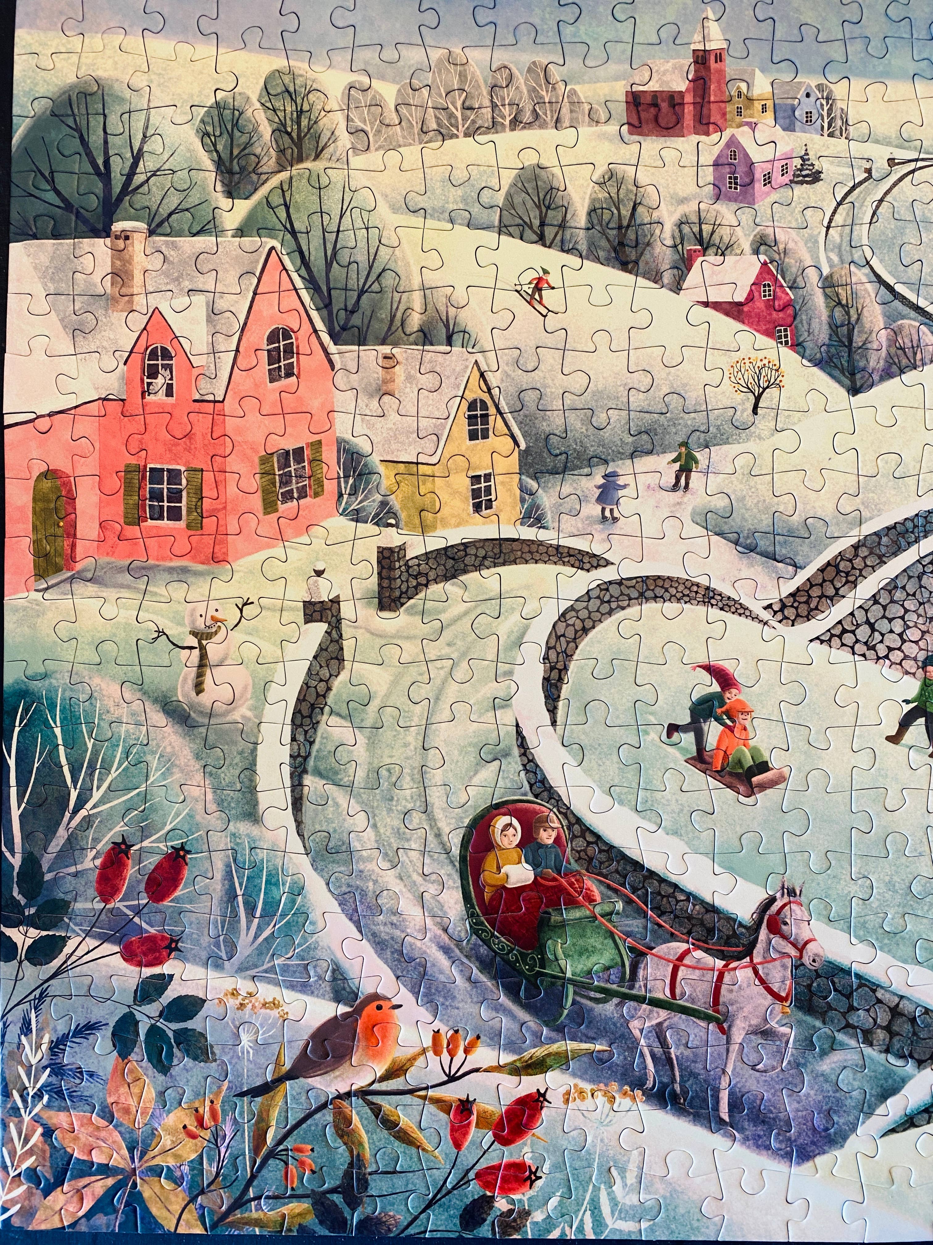 Penny Puzzle - Wholesale Puzzle - Adult - WINTER FUN 500 piece jigsaw puzzle by Penny Puzzle4