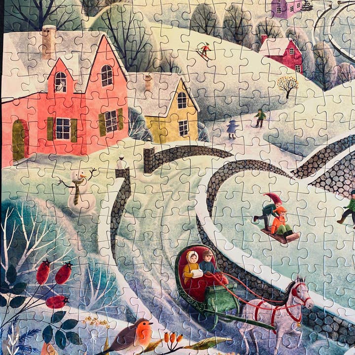 Penny Puzzle - Wholesale Puzzle - Adult - WINTER FUN 500 piece jigsaw puzzle by Penny Puzzle4
