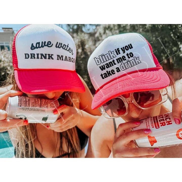 THE BEVEL LABEL - Wholesale Trucker Hat - Women's - Blink If You Want Me Trucker Hat7