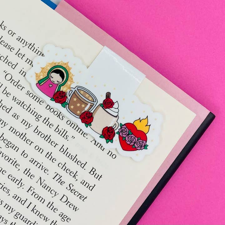 Virgencita y Cafesitos - Mexican Things - -Magnetic Bookmark for wholesale by Wild & Wicked Designs