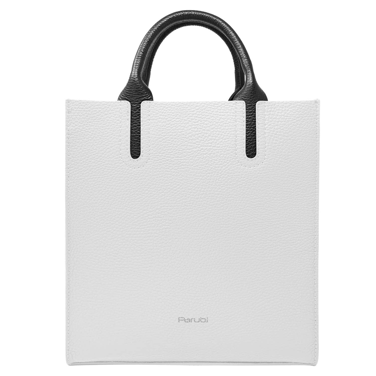 Parubi – Mala com alça superior – Mulher por atacado – Parubi - Bolsa feminina de couro legítimo média, feita na Itália3