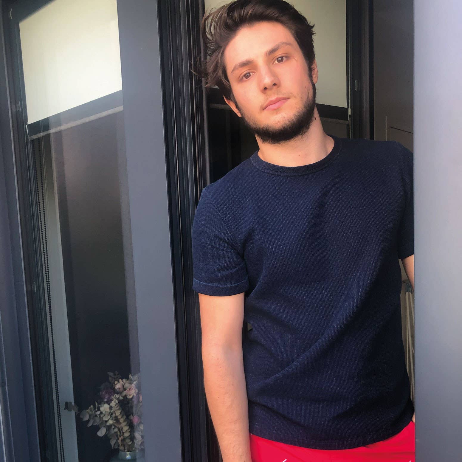 Pyque – wholesale T-shirt – Herr – Mörk indigoblå t-shirt i denim2