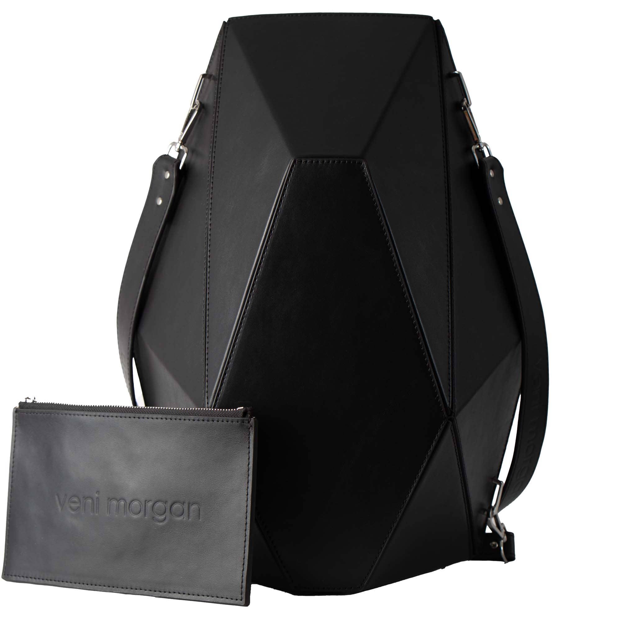 veni morgan - Wholesale Backpack - Women's - mako in black leather4