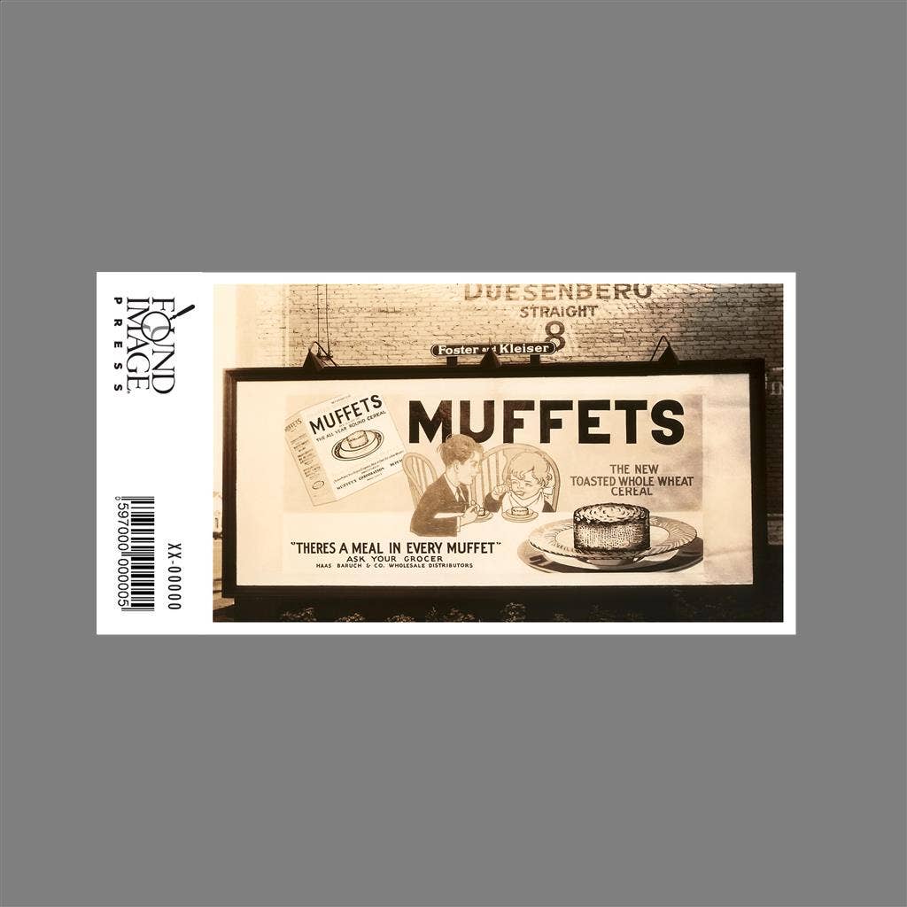 Found Image Press – wholesale Sticker – Sticker AC-95 Muffets Cereal Billboard1