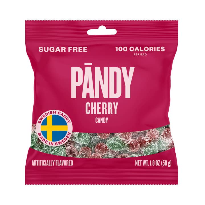 Sweetish- Swedish Candy Wholesale - Wholesale Gummy - Pandy Swedish Candy Sour Cherry 1.8oz
