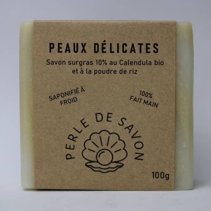 Gentle soap for delicate skin without essential oils for wholesale by Perle de Savon