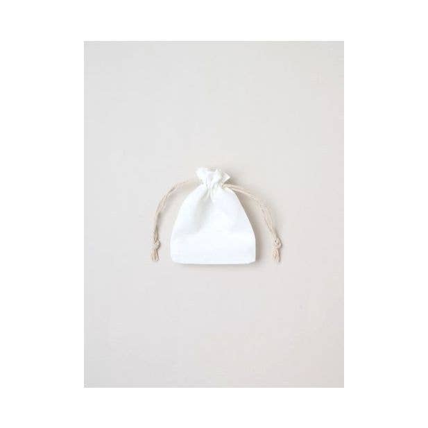 Inca UK – wholesale Drawstring bag – kids – 100% Cotton Drawstring Bag - Off white in colour 10x8cm0