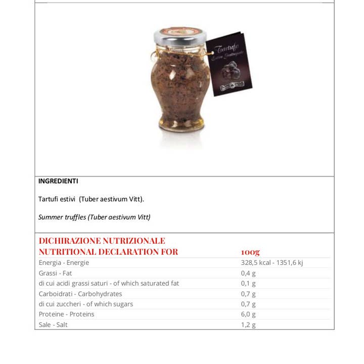 Metina SAS - Wholesale Dried Spice Mix - Summer truffle powder dispenser 60 g2