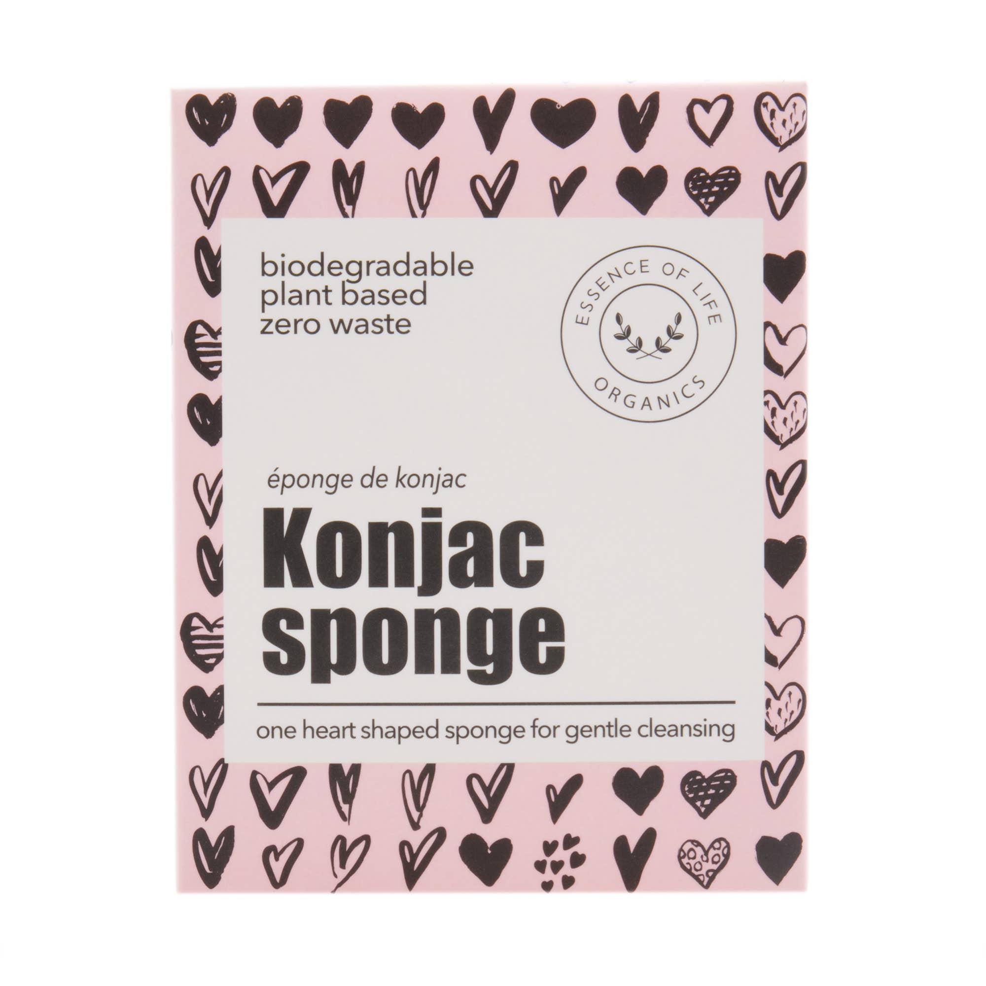 Essence of Life Organics – wholesale Facial cleanser – 100% Compostable Konjac Sponge,9