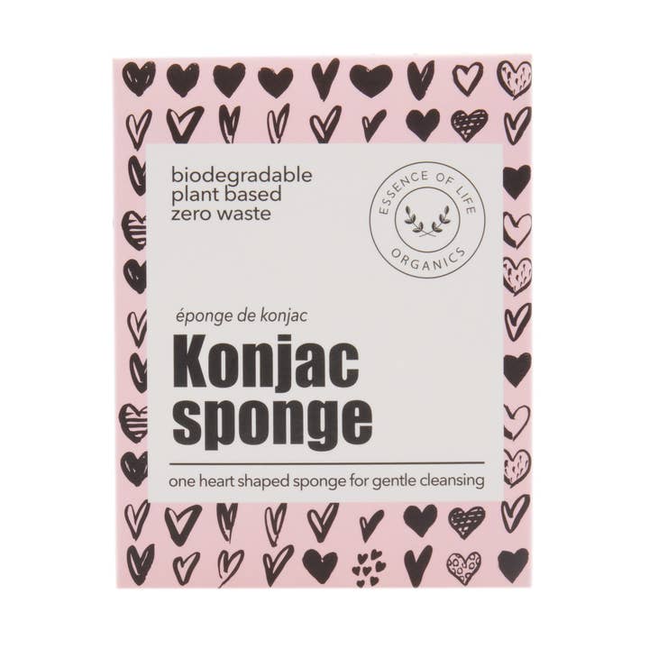 Essence of Life Organics – wholesale Facial cleanser – 100% Compostable Konjac Sponge,9