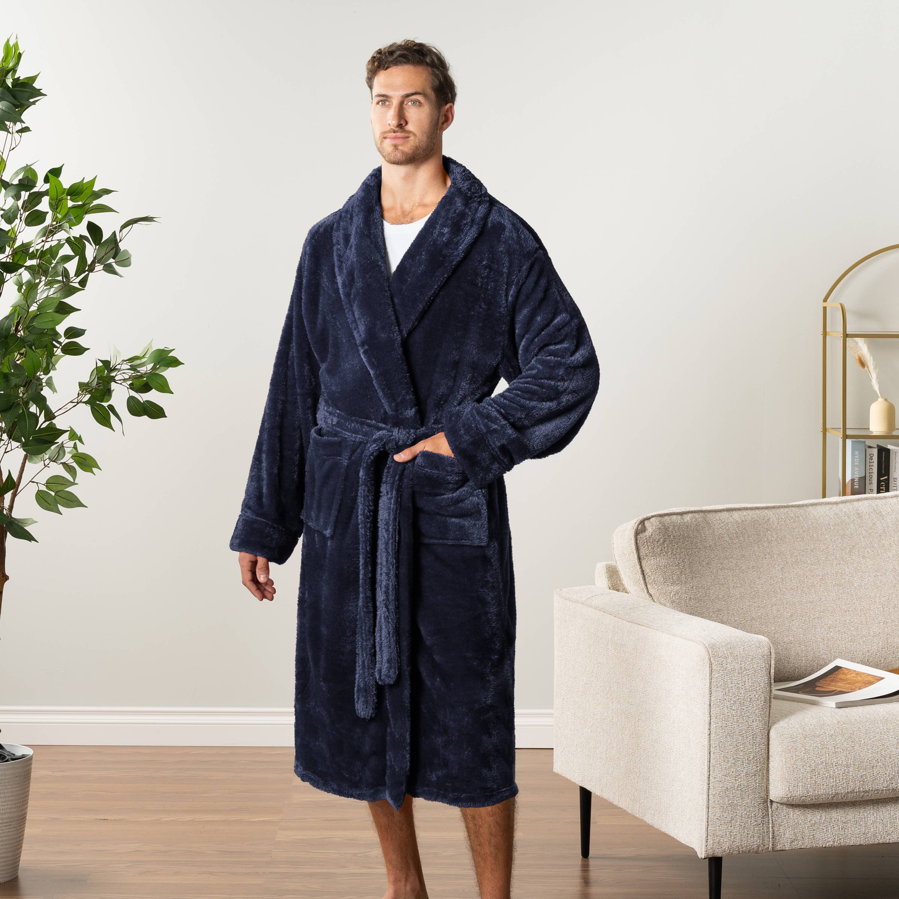 Pavilia - Wholesale Robe - Men's - Men's Sherpa Fluffy Robe62