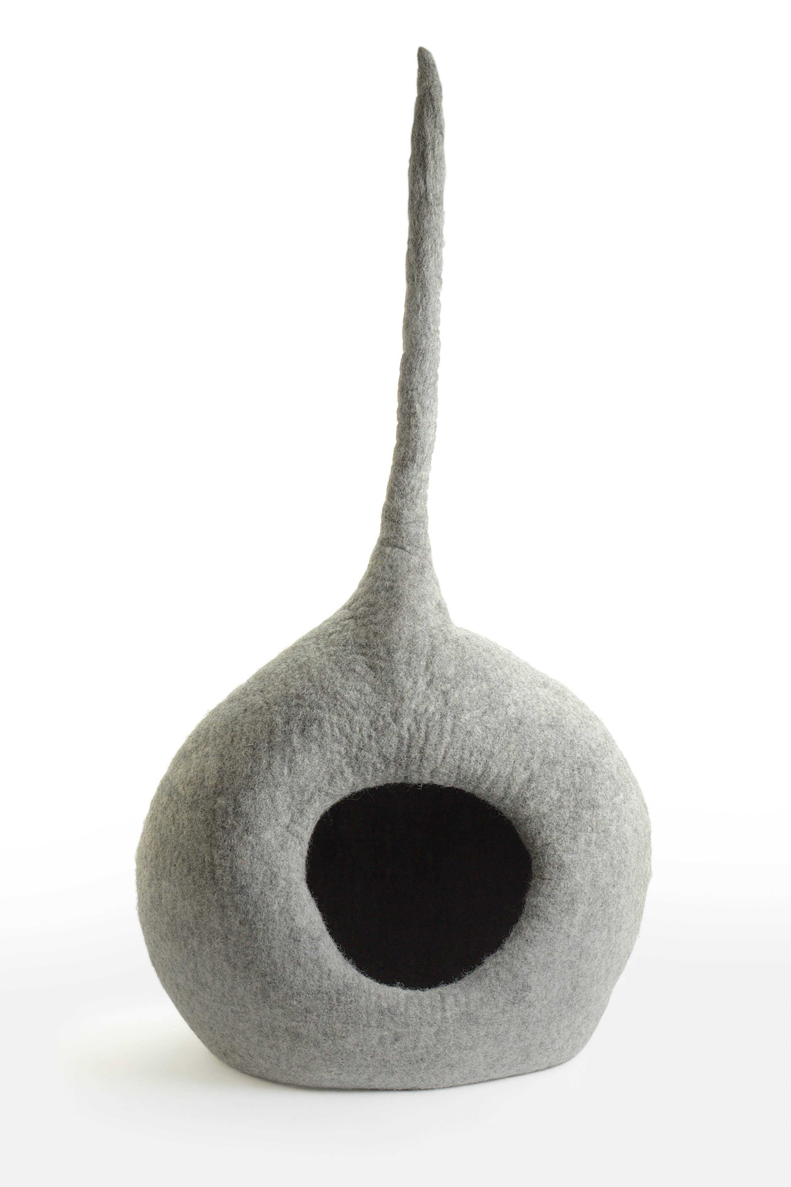 CBC DESIGNS – Großhandel Haustierhöhle – Katze/Hund – CBC Pets Einzigartiges Katzenhöhlenbett Groß – 100 % Wollfilz, handgefertigt12