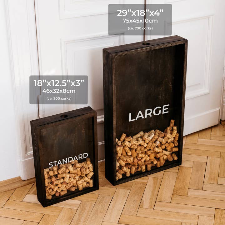 The Corkbox Company – Großhandel Dekoschachteln – Weindekor, Weinkorkbox „Collect Moments Not Things“