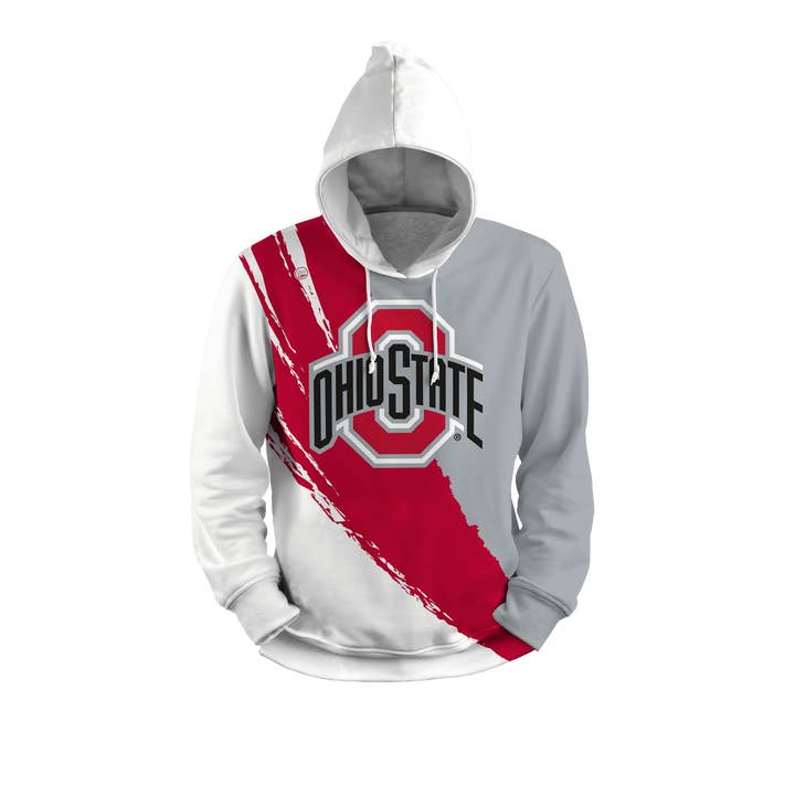 Ohio State Buckeyes Men’s Wave Hoodie for wholesale by Dyme Lyfe