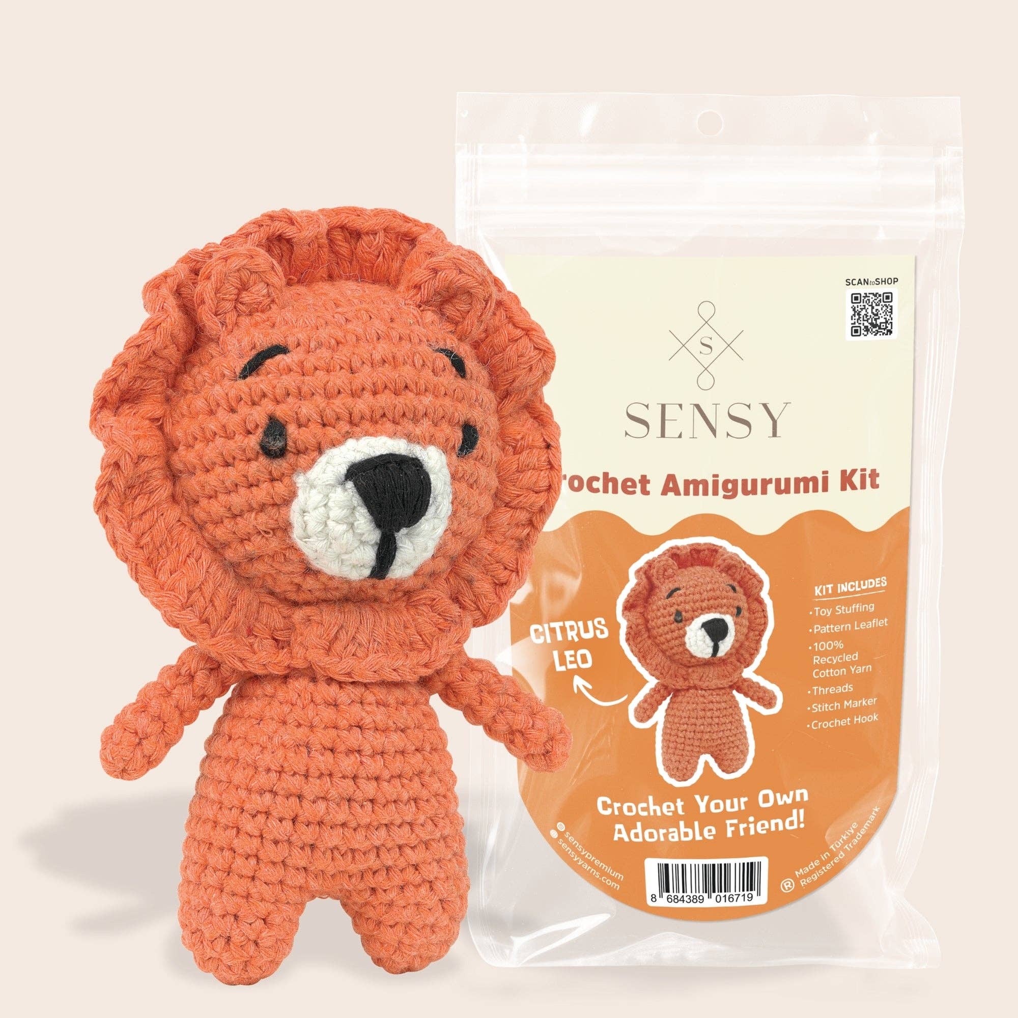 Sensy – Engroshandel Strikke-/hækleartikler – Sensy Hæklet Amigurumi Sæt5