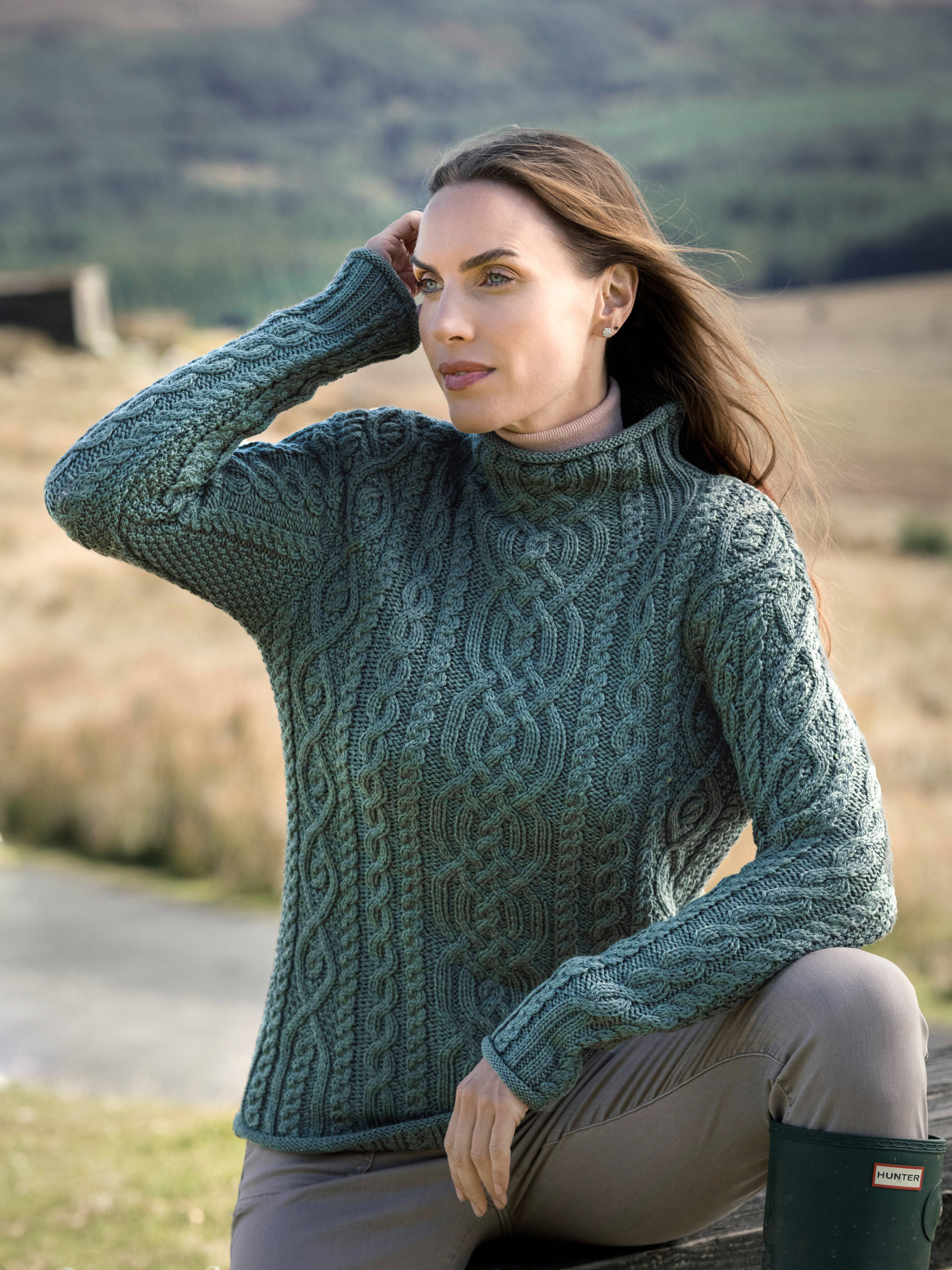 Aran Crafts - Wholesale Knit Sweater - Women's - SUPER SOFT SWEATER CR4690
1