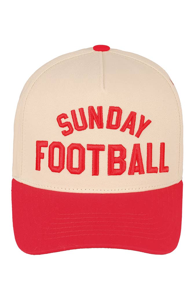 Hana - Wholesale Trucker Hat - Women's - C.C SUNDAY FOOTBALL Embroidered Trucker Cap 1
