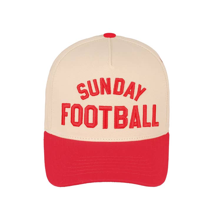 Hana - Wholesale Trucker Hat - Women's - C.C SUNDAY FOOTBALL Embroidered Trucker Cap 1