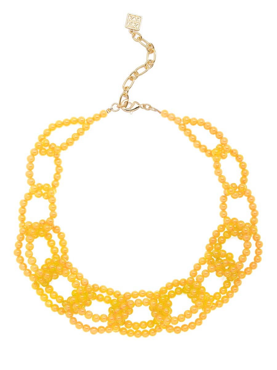 ZENZII Jewelry – Großhandel Perlenkette – Halskette mit Glasperlen und Gliederhalsband5