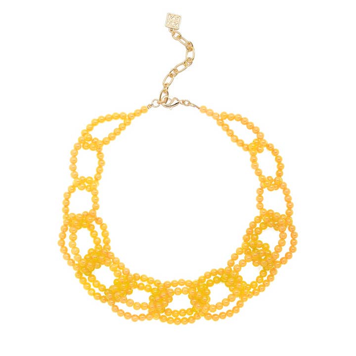 ZENZII Jewelry – Großhandel Perlenkette – Halskette mit Glasperlen und Gliederhalsband5