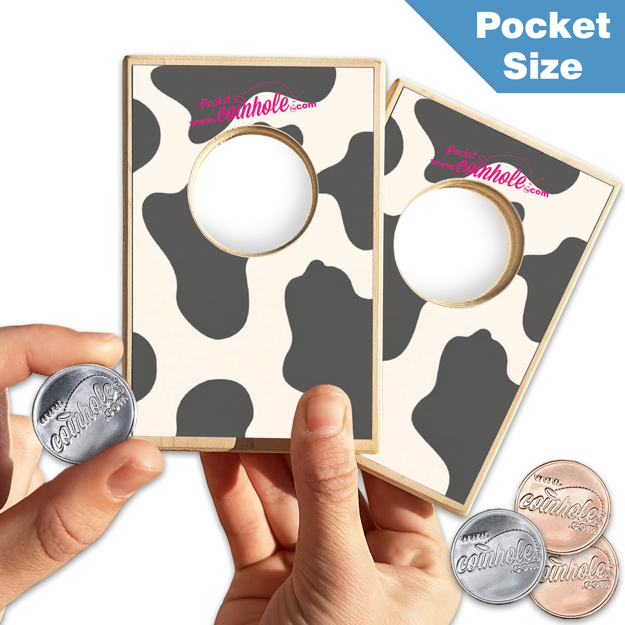 Coinhole - Wholesale Board Game - Cow Spots POCKET Coinhole®0