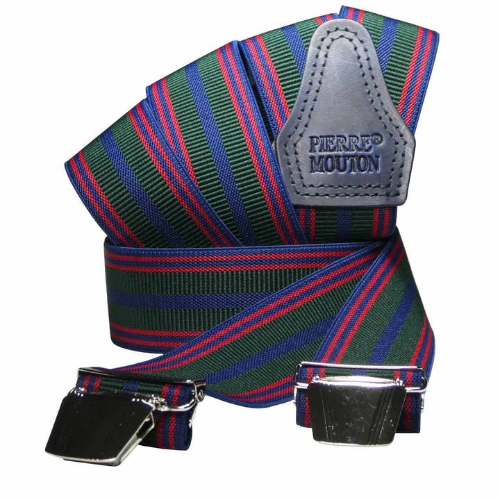 Bretel Le Mans Donker Groen 140/3 | Handgemaakt voor wholesale door Pierre Mouton