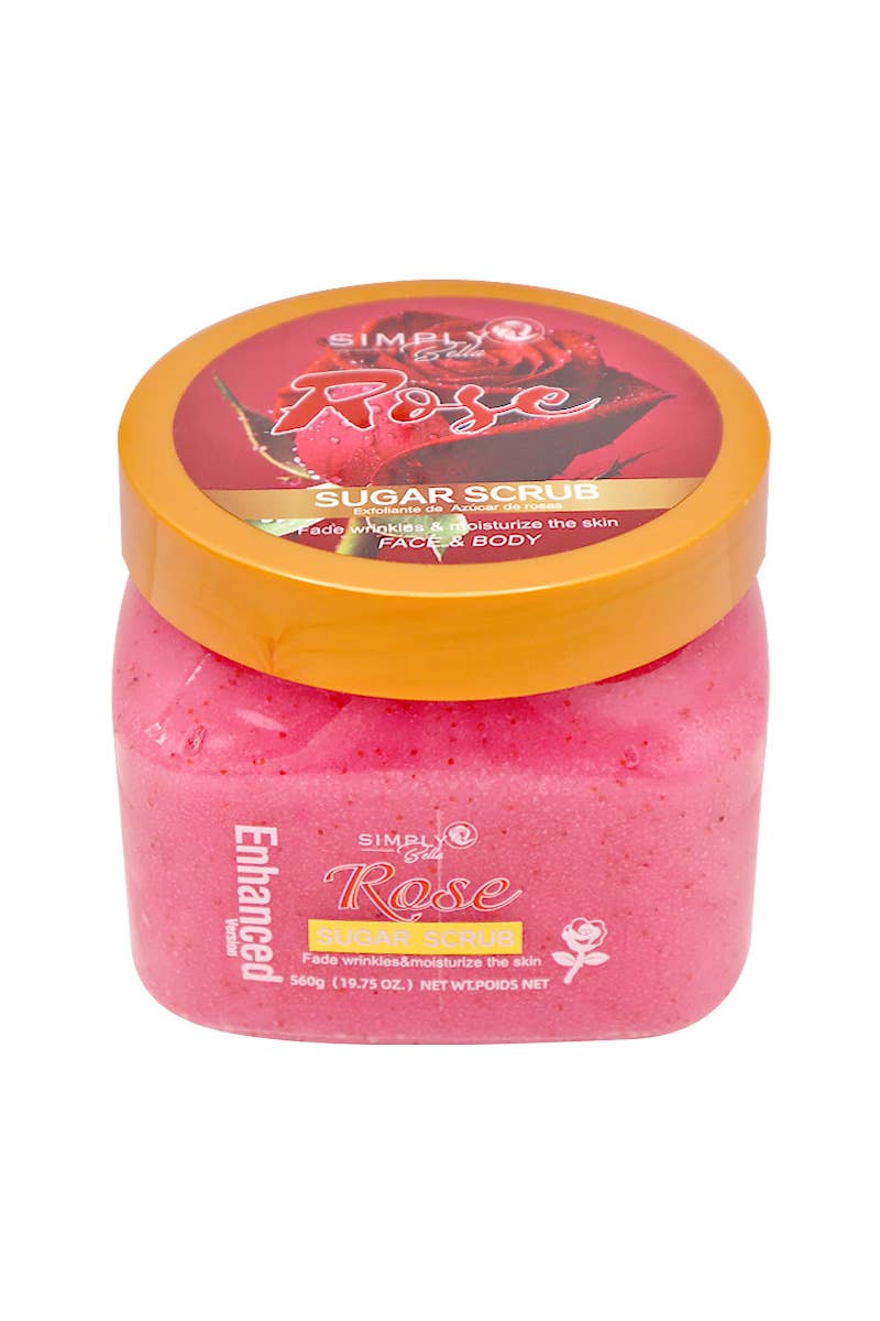 PINEAPPLE Beauty - Wholesale Body Scrub/Exfoliant - Simply Bella SIB1010 Rose Sugar Scrub - 61