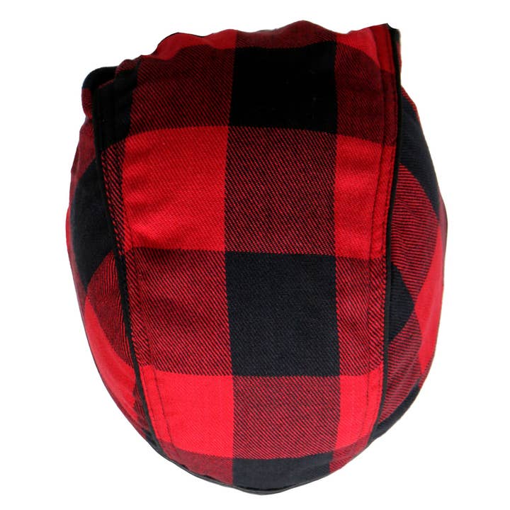 MULTI Hot Leathers Black/Red Buffalo Plaid Lightweight Headwrap HWH1108 for wholesale on Faire6