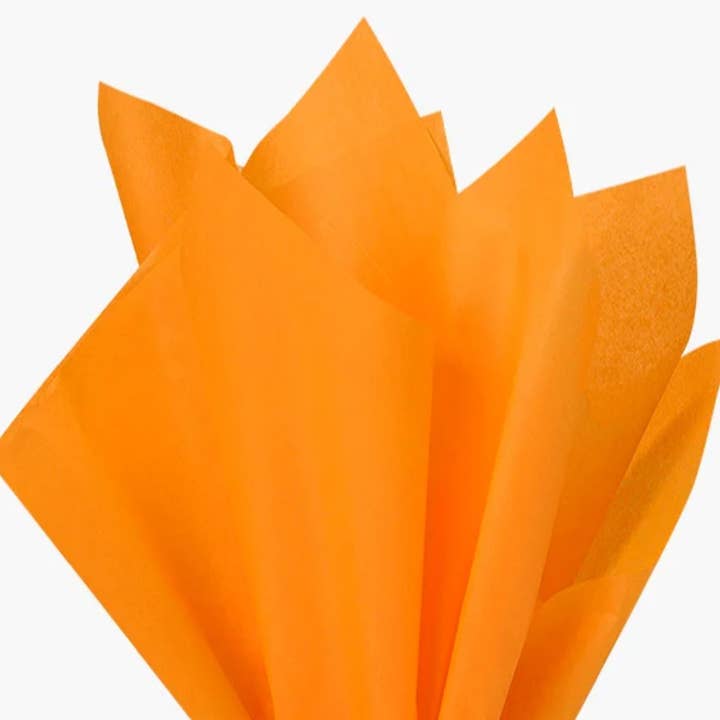Just Jubilant LLC - Wholesale Tissue Paper - Orange Tissue Paper