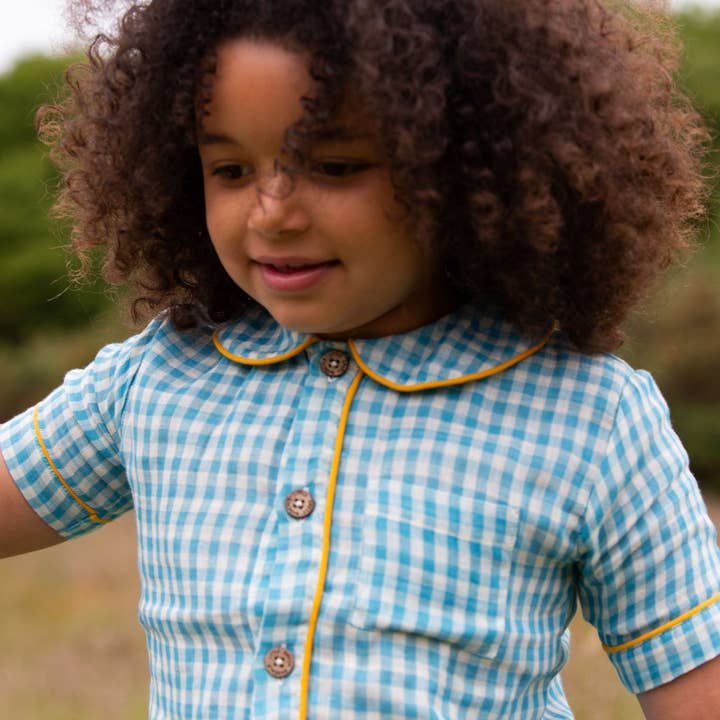 Blue Moon Button Through Pyjama Short Set for wholesale on Faire
