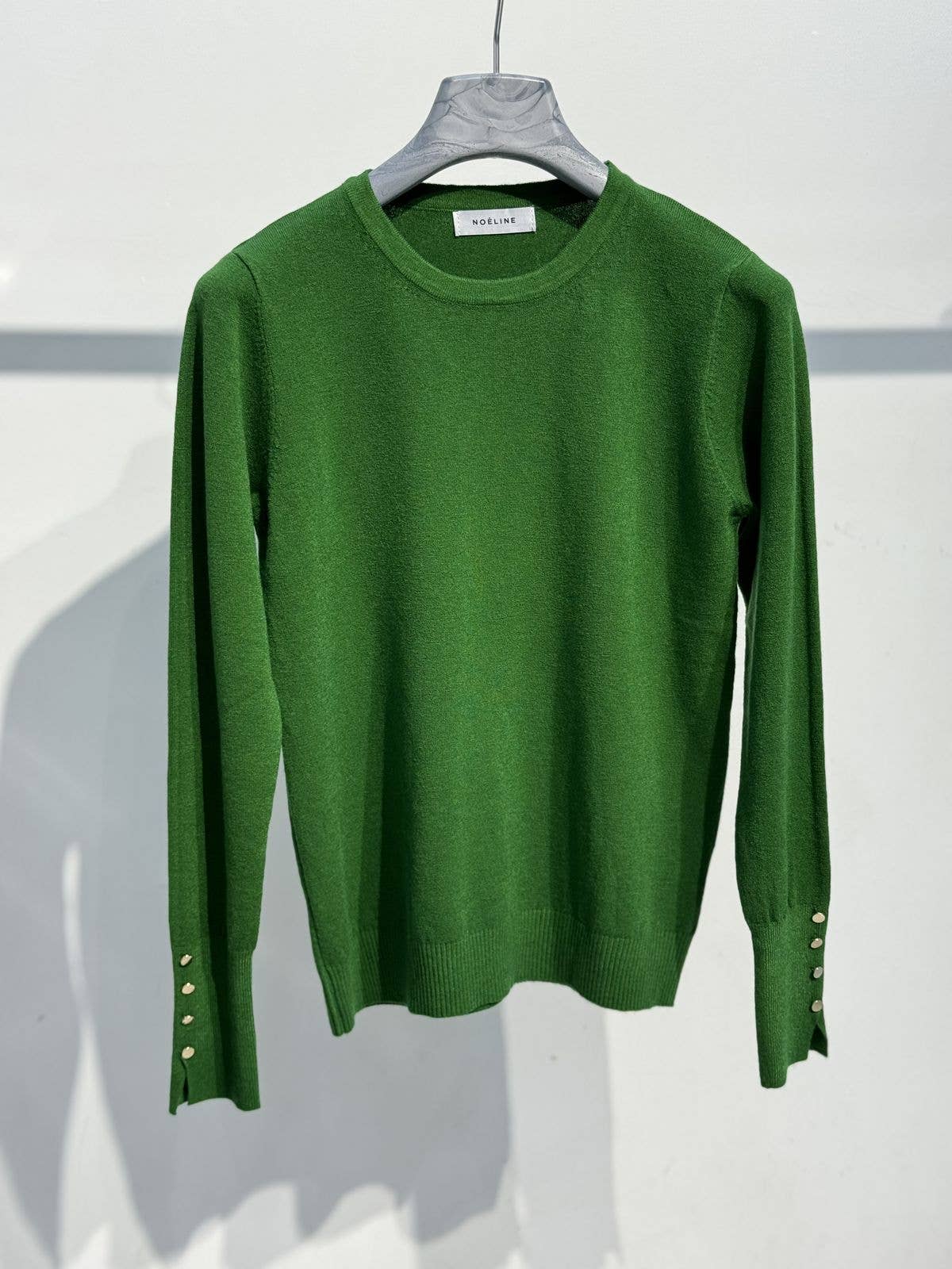 NOELINE - Wholesale Knit Sweater - Women's - Round neck fine knit sweater 252041