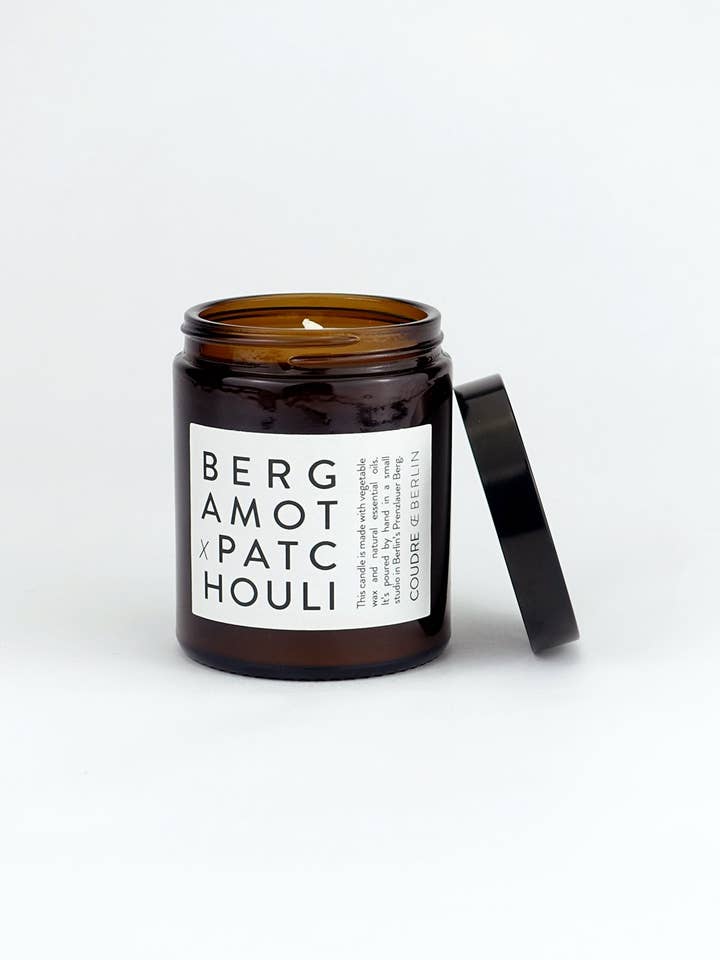 bergamotto x patchouli / ESSENTIALS candela profumata per la vendita all'ingrosso da parte di Coudre Berlin