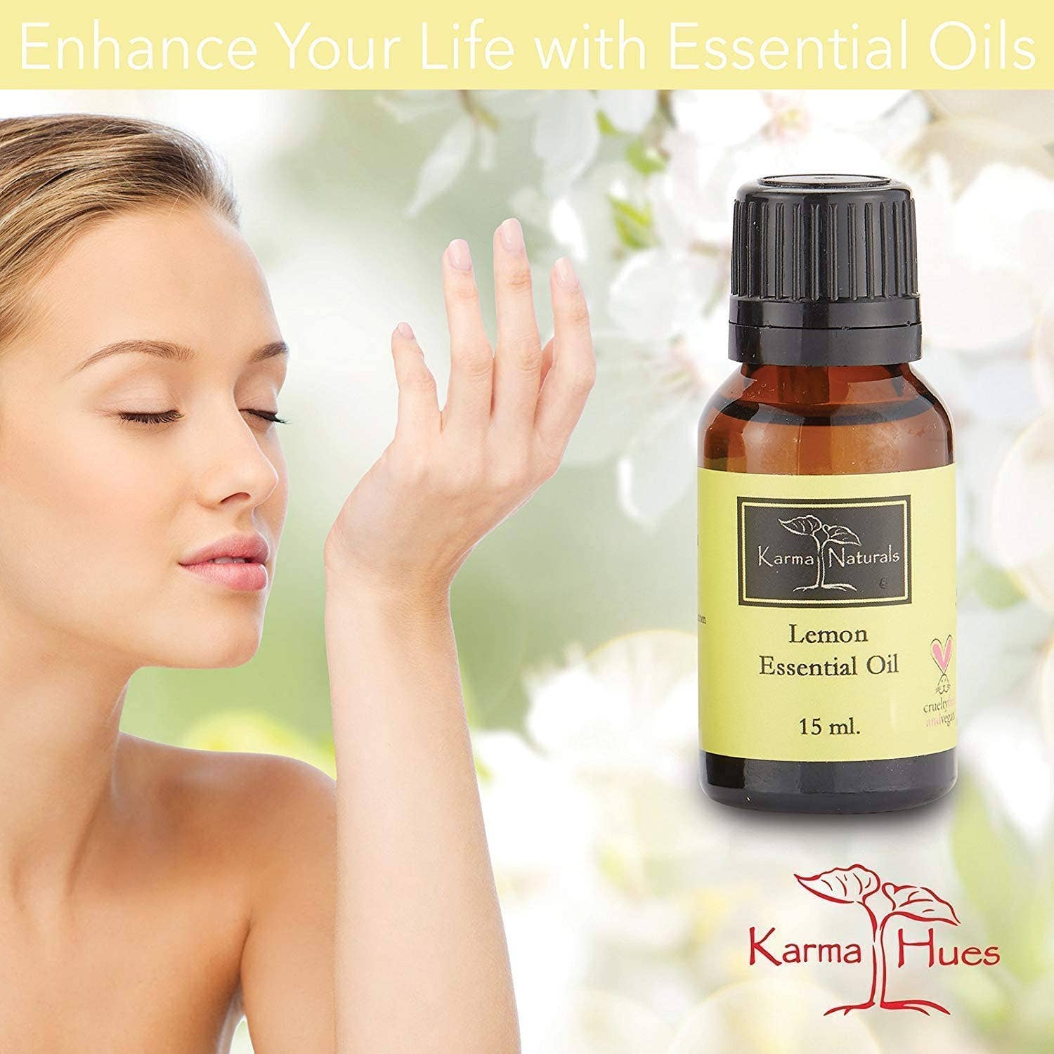 Karma Organic spa - Wholesale Essential Oil - Lemon - Essential Oil 100% Pure and Natural (15ml)4