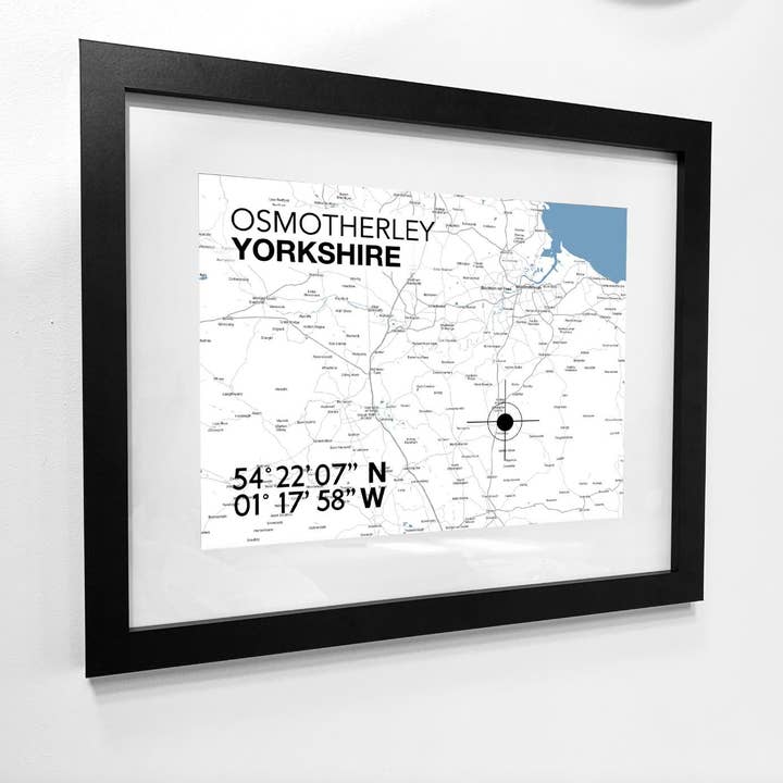 Kaart met bezienswaardigheden in Osmotherley voor wholesale door SeaKisses
