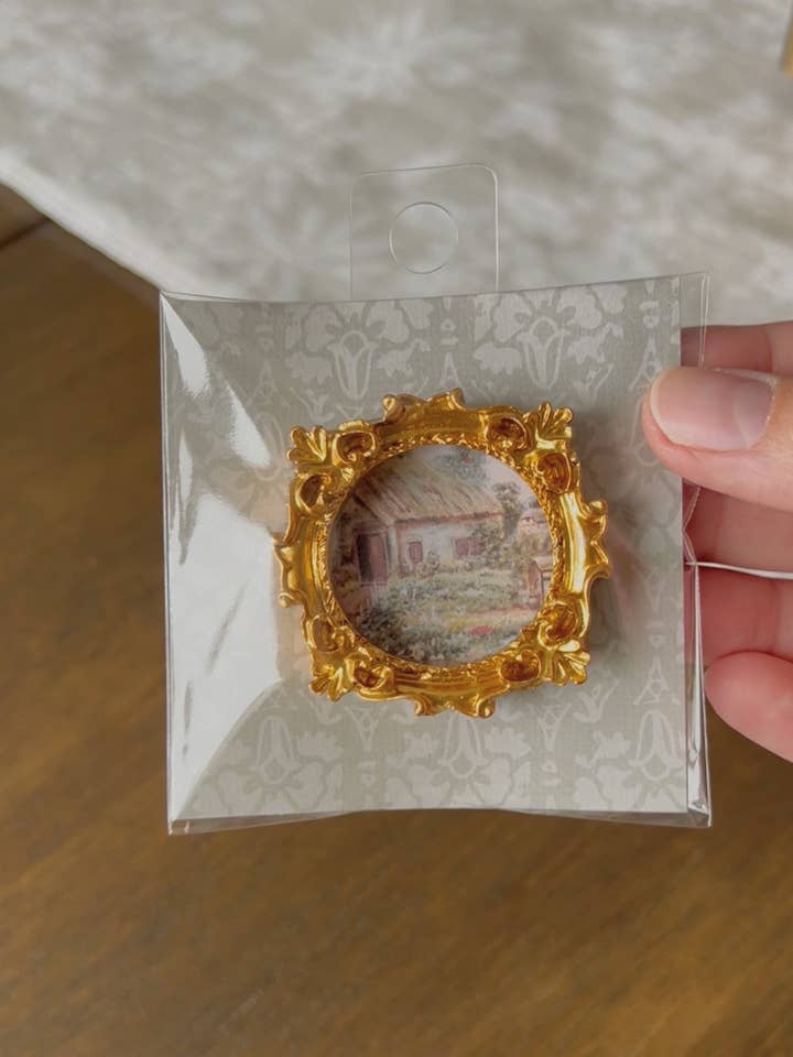 Vintage Inspired Round Miniature Magnet for wholesale by Vintage by WPC