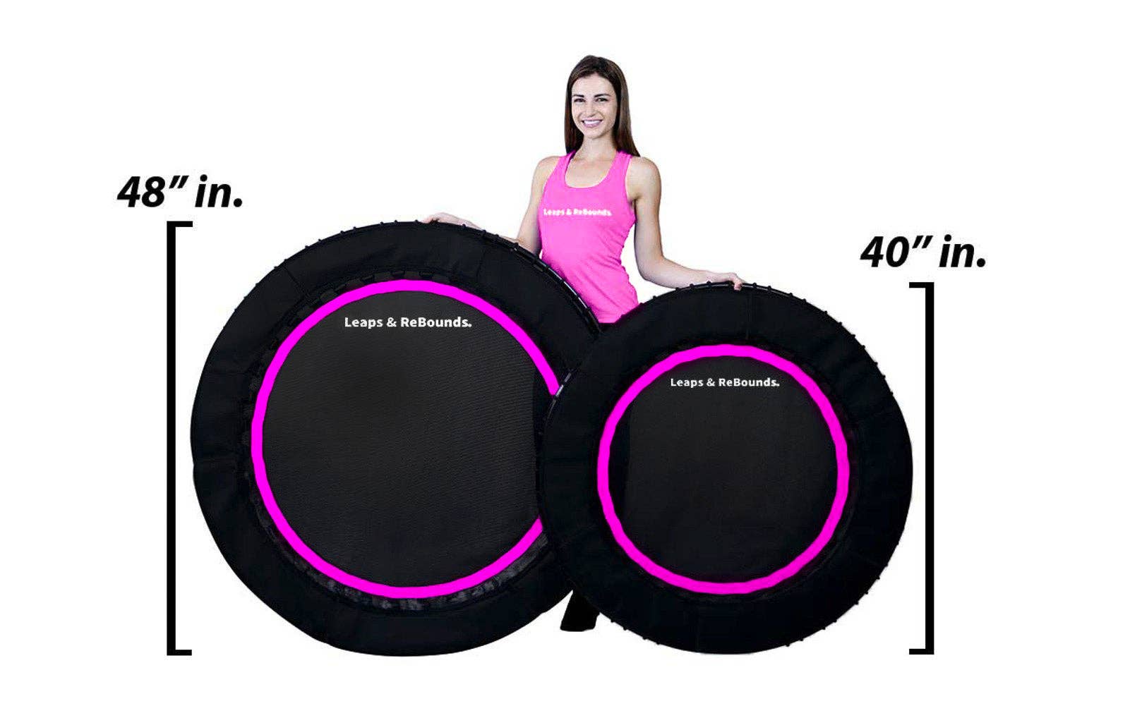 Leaps and Rebounds - Venta al por mayor Material de fitness - Mini trampolín de fitness y rebote Leaps and Rebounds1