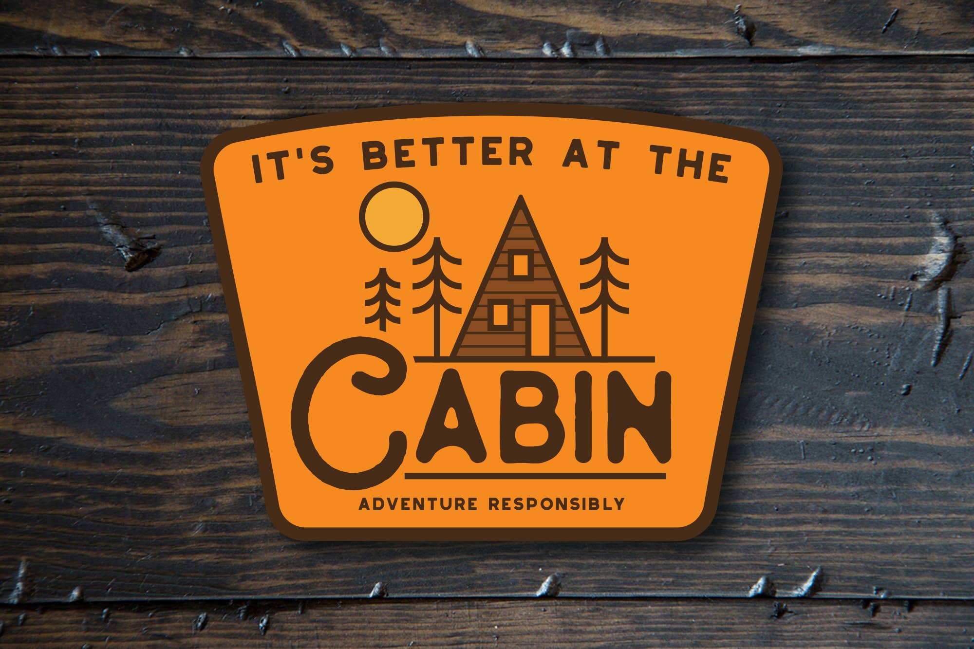 Adventure Responsibly – wholesale Klistermärke – Bättre på stugan1