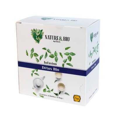 Infusion Détox Bio x15 infusettes Nature&Bio By DGC pour la vente par Destination Grand Comptoir