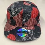 Casquette rouge en chanvre et cercle pour la vente par Kimono Cap