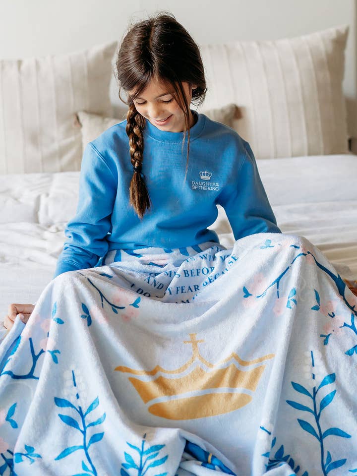 Daughter of the King Blanket for wholesale by Lily & Lamb