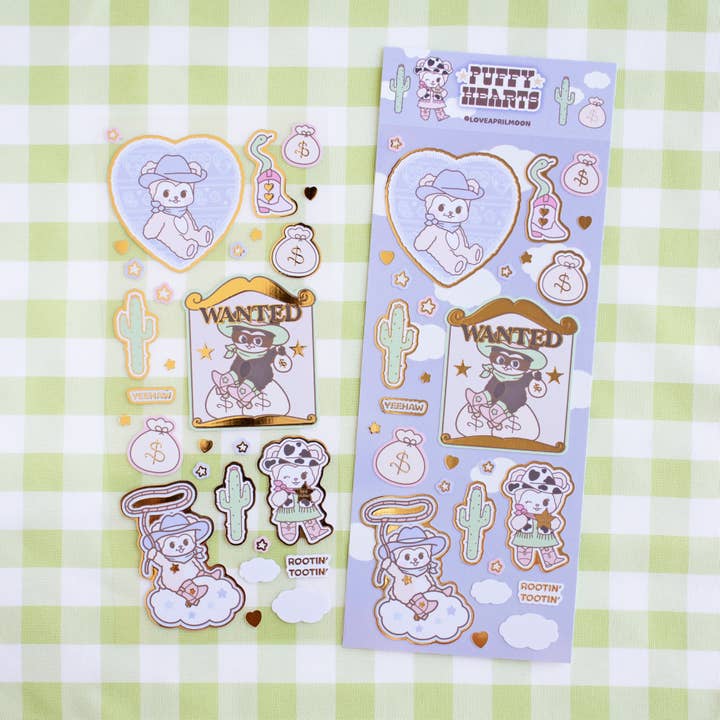 Yeehaw Sticker Sheet for wholesale by LoveAprilMoon