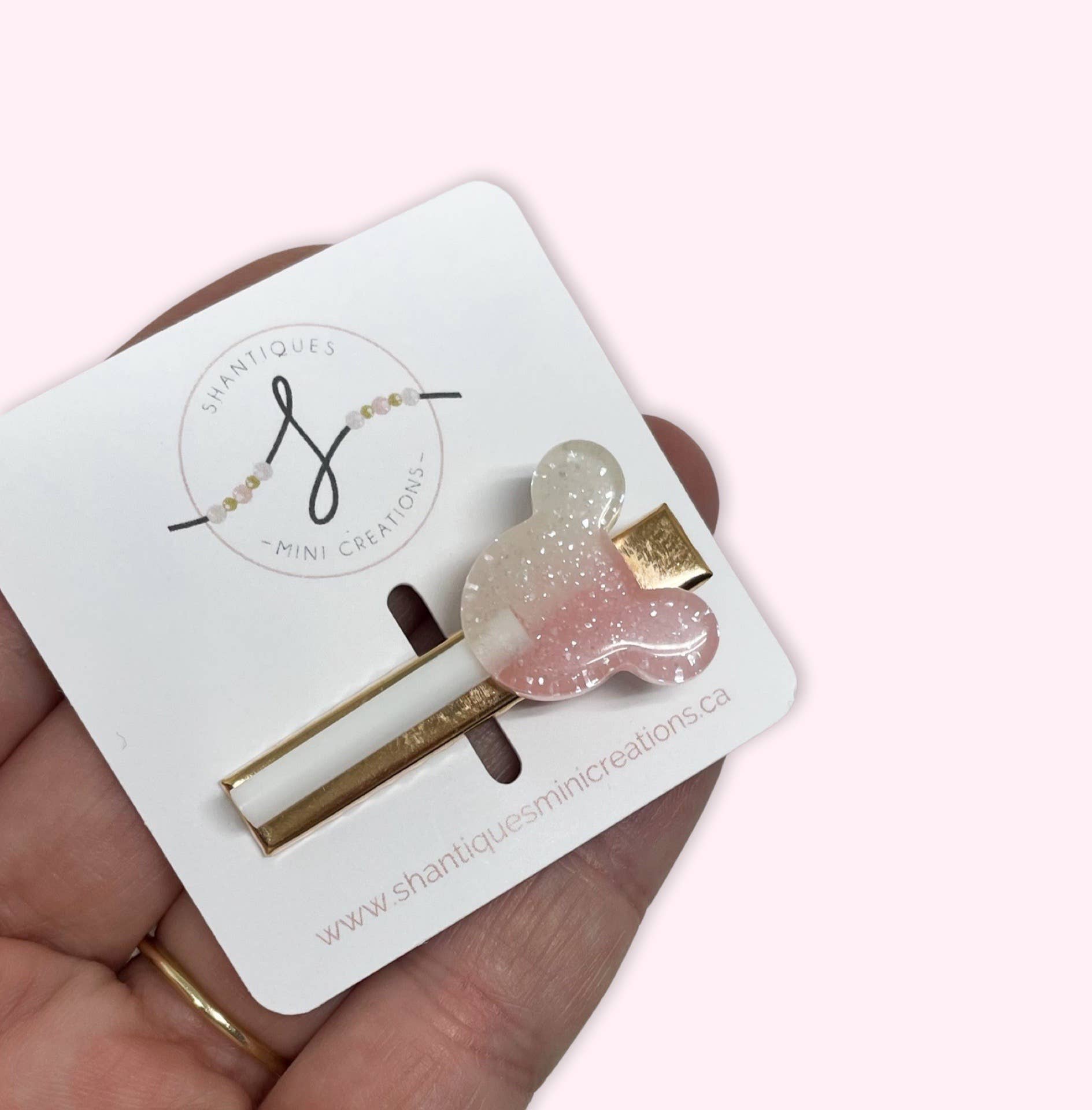 Shantiques Mini Creations - Wholesale Hair Clip - Kids - Lollipop - Alligator Bar Clips0