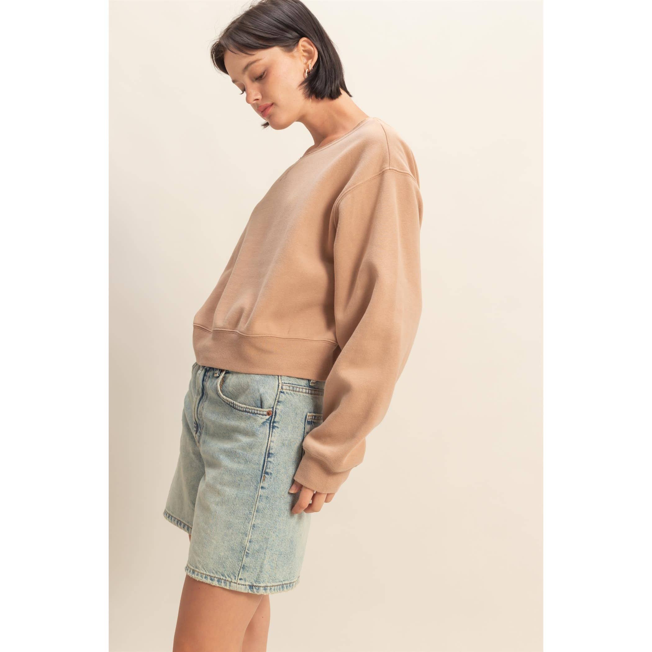 HYFVE - Vente Sweat-shirt – femme - Sweat-shirt à manches longues et col bateau14