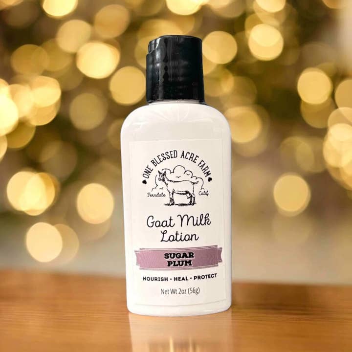 One Blessed Acre Farm - Wholesale Body Cream/Lotion - Sugar Plum Goat Milk Lotion6