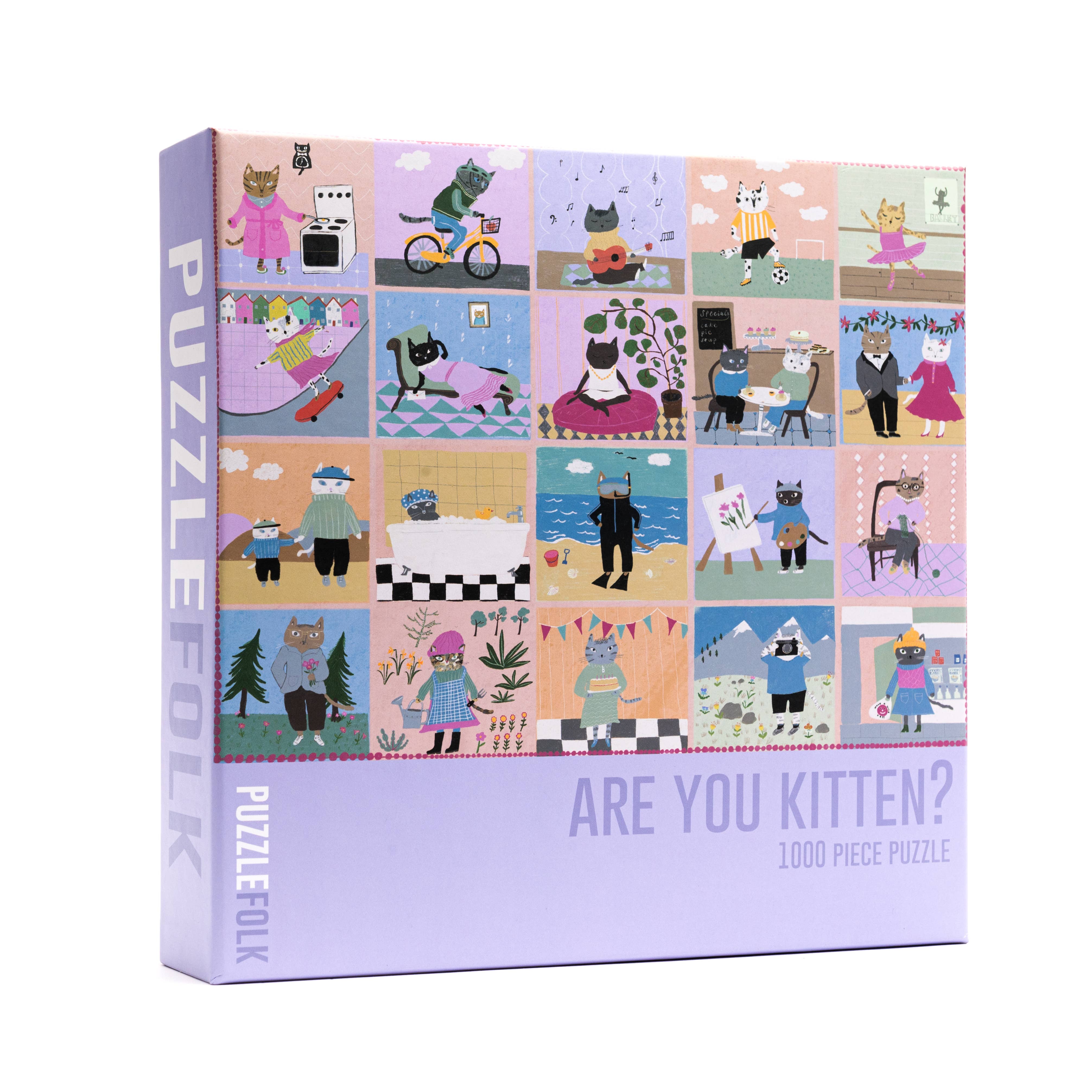 Puzzlefolk - Wholesale Puzzle - Adult - Are You Kitten? 1,000 Piece Cat Puzzle3